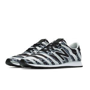 LIMITED EDITION New Balance 420 Zebra Print Mesh Low Top Sneakers